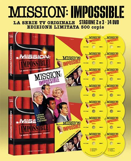 Mission: Impossible - Serie TV - Stagione 02-03 (14 Dvd) (Limited Edition 500 Copie) di Barry Crane,Leonard Horn,Paul Krasny - DVD