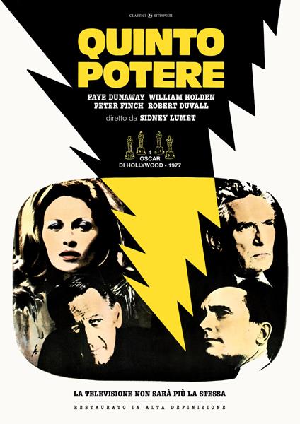 Quinto Potere (Restaurato In Hd) (DVD) di Sidney Lumet - DVD