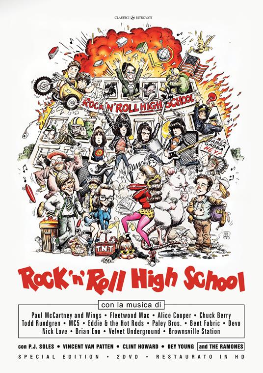 Rock 'n' Roll High School. Special Edition. Restaurato in HD (2 DVD) di Allan Arkush - DVD