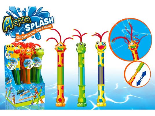 Aqua Monsters Spara Acqua con Capelli