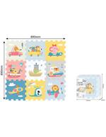 Tappeto Puzzle Educational Veicoli 92x92