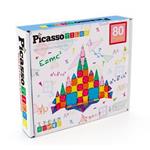 Costruzioni Magnetiche Multicolore Picasso Tiles Set Scuola 80 Piastrelle