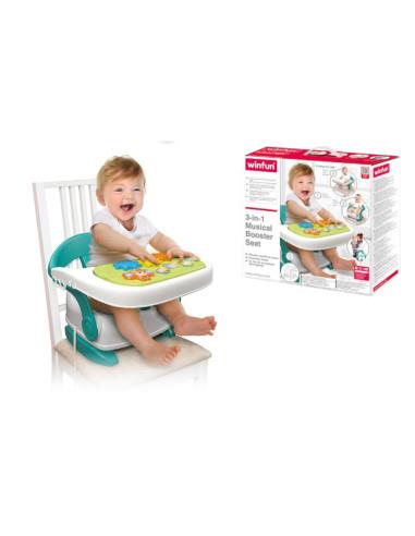 Winfun Seggiolone Portatile Musicale 3in1