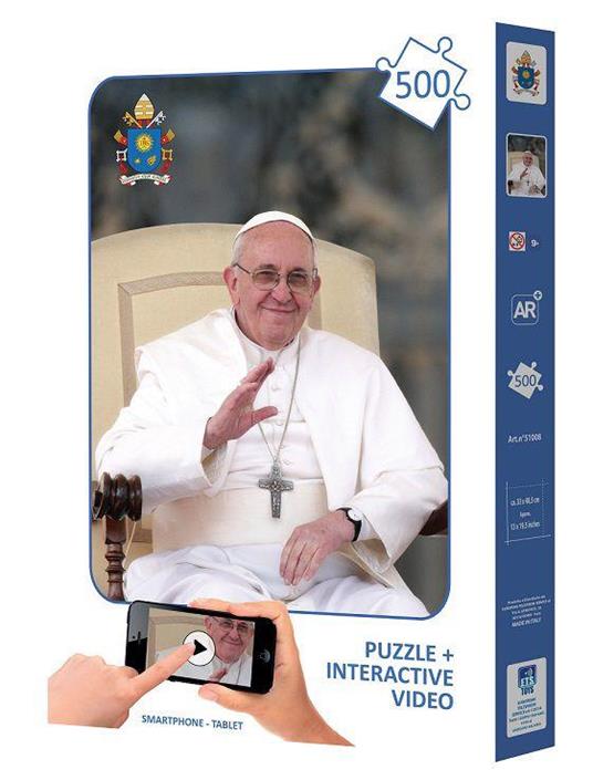 Puzzle interattivo Papa Francesco 500 pezzi - 2