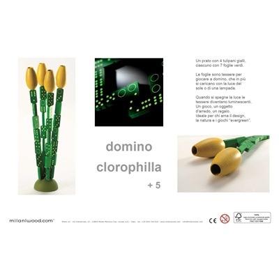 Domino Clorophilla fiori fosforescenti - 7