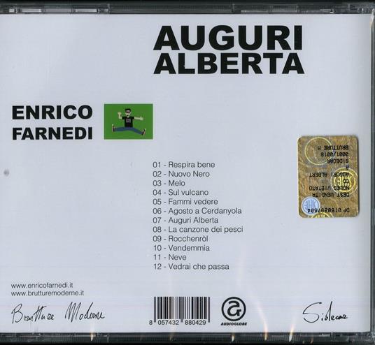 Auguri Alberta - CD Audio di Enrico Farnedi - 2