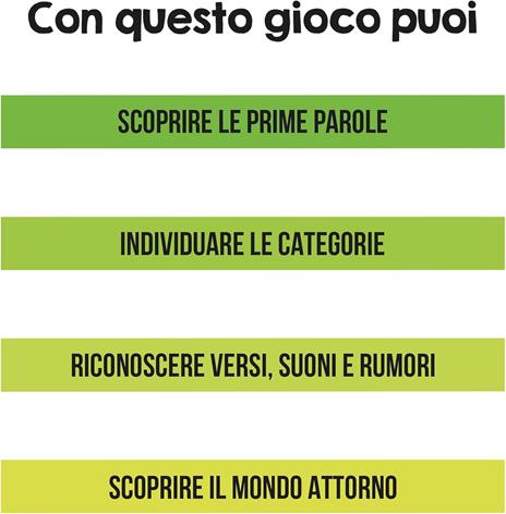 Headu - Flashcards Parlanti Suoni, Versi e Rumori, 4 Giochi per i più Piccoli - 6