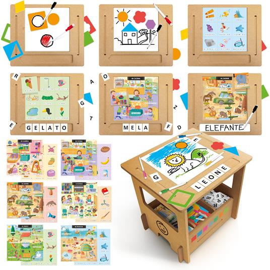 Banchetto Legno Scuola di Scrittura - 2