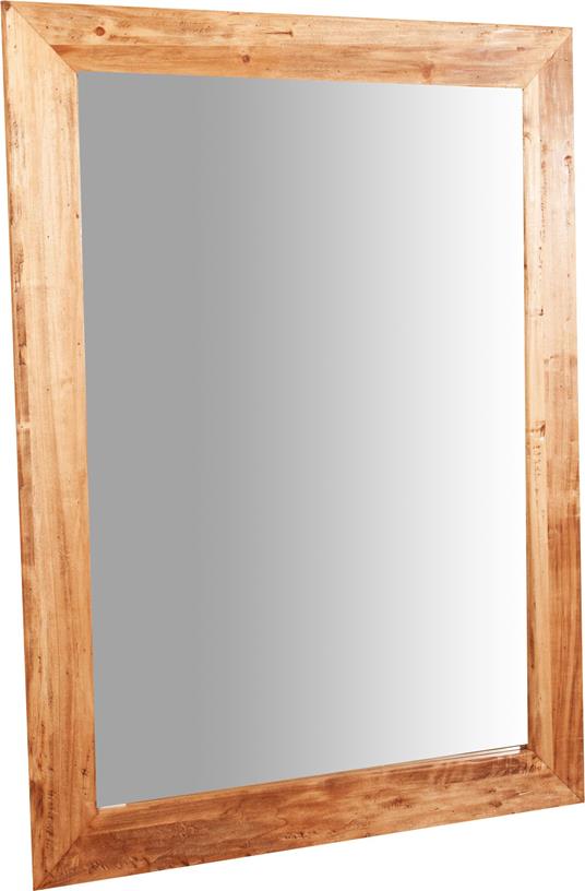 Lignis Specchio da parete con cornice in legno dal design moderno Triangles  collezione Dolcevita Brio