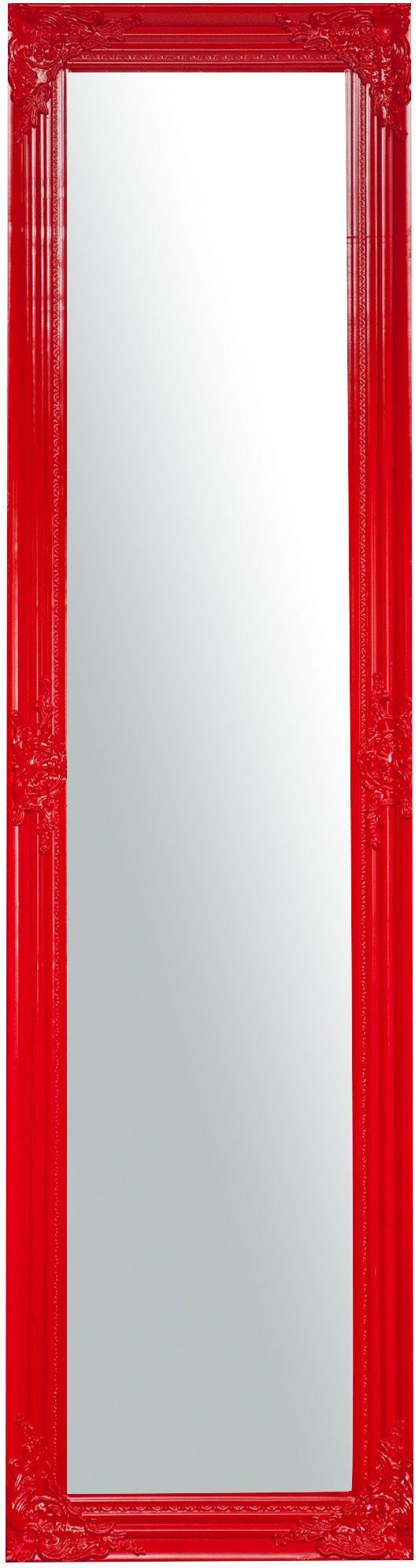Specchio da terra 164x44x3 cm Made in Italy Specchio lungo con cornice  rosso Specchio da terra camera da letto Specchio shabby - Biscottini - Idee  regalo