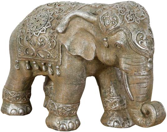 statua elefante 50x22x36 cm Statuette decorative casa in resina Statua  grande elefante indiano Elefante soprammobile Statua casa - Biscottini -  Idee regalo