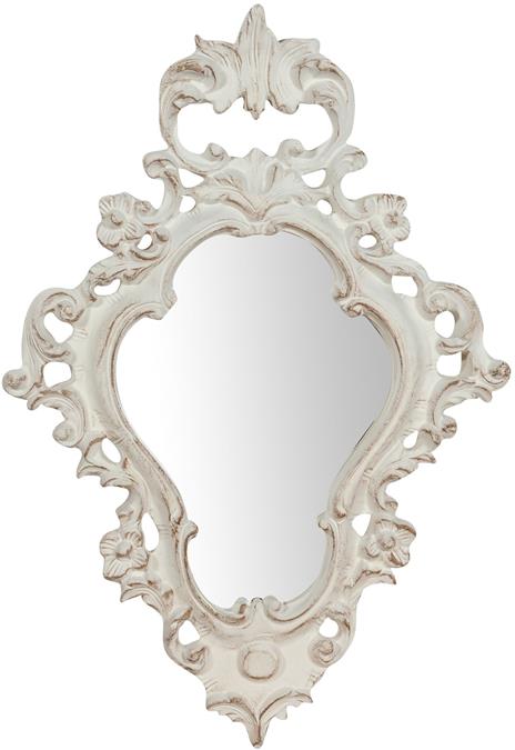 specchio ingresso 32x38 cm Made in Italy Specchi decorativi da parete  Specchio barocco Bianco - Biscottini - Idee regalo