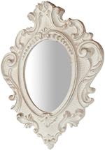 specchio ingresso 32x38 cm Made in Italy Specchi decorativi da parete Specchio barocco Bianco