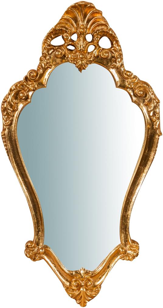 specchio ingresso cornice barocco 77x41 cm Made in Italy Specchi decorativi  da parete Specchio barocco Specchio antico