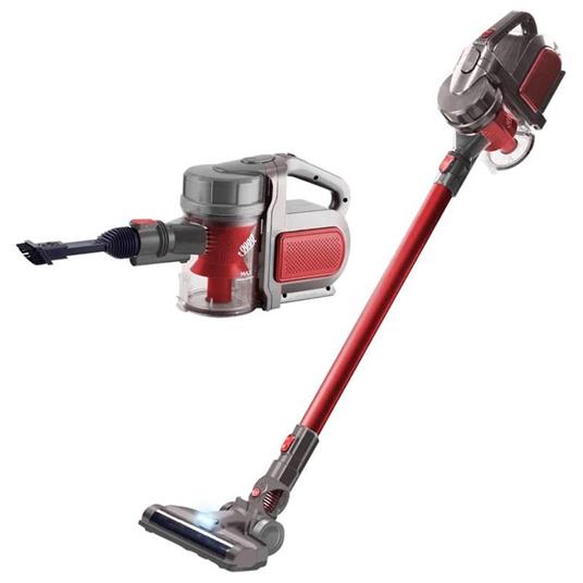 Aspirapolvere Scopa Elettrica 2in1 Ciclonico Senza Filo Batteria Litio  Rosso - ND - Casa e Cucina | IBS