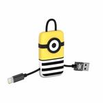 Minions / Cattivissimo Me 3. Jail. MFi Lightning Cable With 3D Pouch 22 Cm Apple