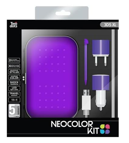 Twodots Neocolor Kit Custodia a sacchetto Nintendo Viola