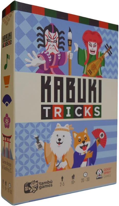 Kabuki Tricks, Gioco da Tavolo di Carte per 2-5 Giocatori, Durata 20-30 Minuti, Tambù Games