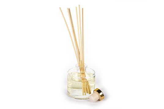 Set di diffusori per la casa in scatola di carta 100 ml profumo apple cinnamon + bastoncini di legno - 4