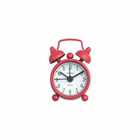 Sveglia Mini Tick Tock Alarm Clock - Red