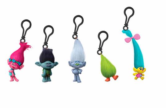 Trolls Portachiavi con Clip (Assortimento)