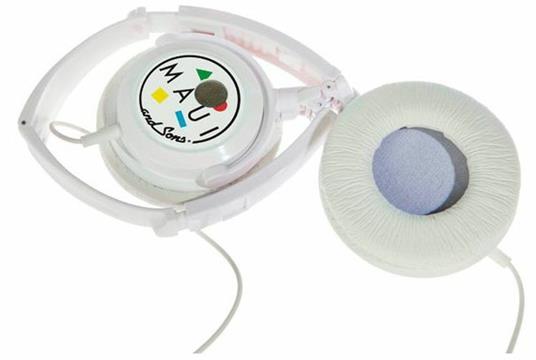 Cuffie Pieghevoli con Microfono MAUI White - 4