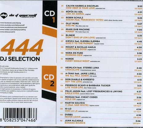 DJ Selection 444 - CD Audio - 2