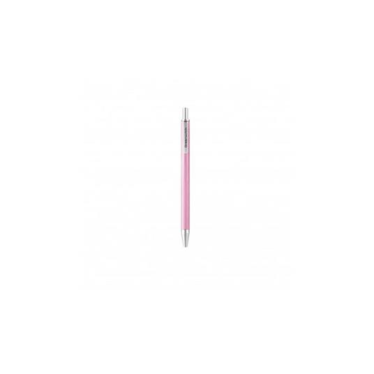 Mini Pen Mini Penna A Pulsante, Corpo In Alluminio, Colori Perlati, Refill Standard Blu.