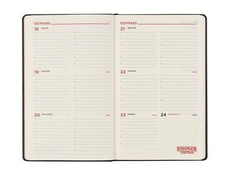 Agenda Stranger Things 2021, 12 mesi giornaliera Large Rosso - 13x21 cm - 3