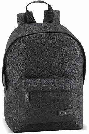 Zaino organizzato Comix Special Glitter Nero - 31x42x19,5 cm - Comix -  Cartoleria e scuola | IBS