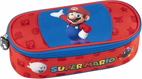 Astuccio ovale organizzato Super Mario - 22 x 6 x 9,5 cm - 3