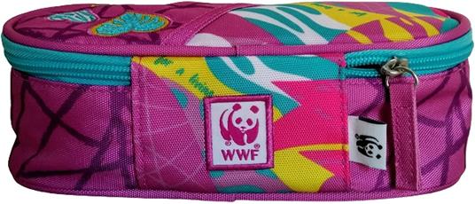 Astuccio ovale organizzato WWF Rosa - 22x7x9,5 cm - 2