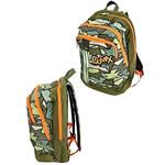 Zaino scuola organizzato Comix Flash Broken Camo Verde 32x43x23 cm