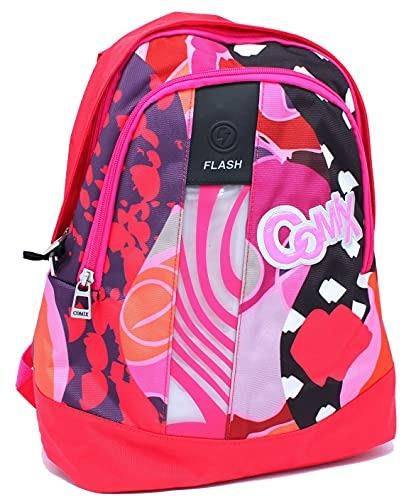 Zaino scuola americano Comix Flash Psychedelic Kiss Rosa 30x41x17 cm - Comix  - Cartoleria e scuola | IBS