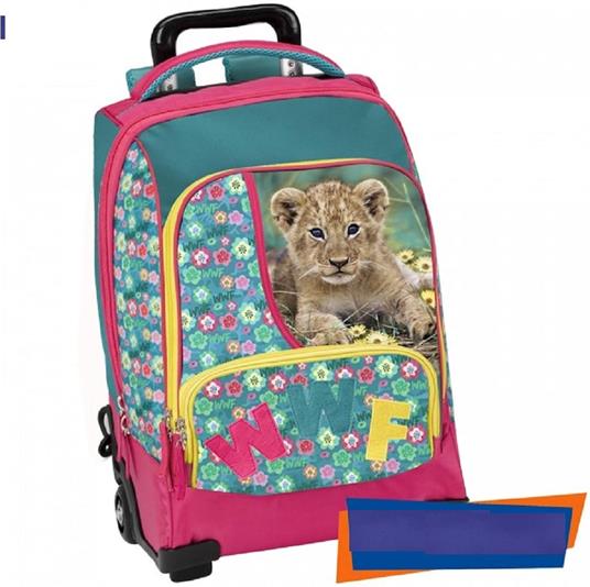 WWF Zaino Organizzato Trolley Flowers - WWF - Cartoleria e scuola | IBS