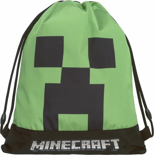 Zaino coulisse Minecraft - 35x42 cm - Panini - Cartoleria e scuola | IBS