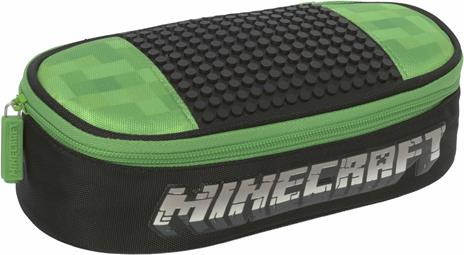 Astuccio ovale organizzato Minecraft - 22x9,5x5,5 cm - 2