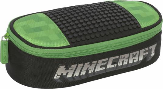 Astuccio ovale organizzato Minecraft - 22x9,5x5,5 cm - 2