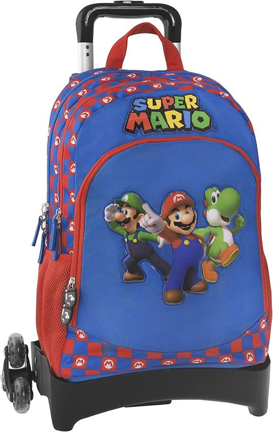 Zaino organizzato con Trolley Staccabile New Supermario - 3
