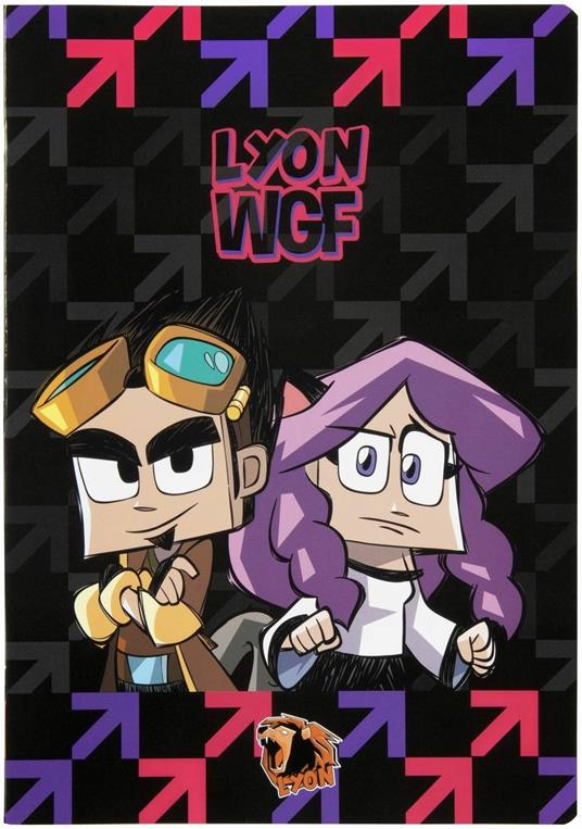 Quaderno Maxi 1 Rigo Lyon Gamer - 5