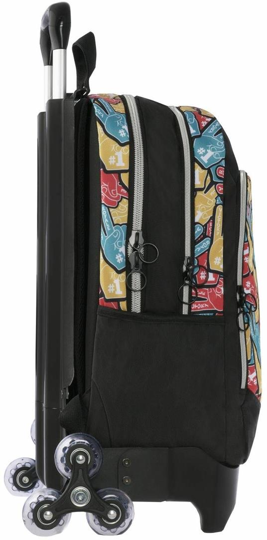 Zaino organizzato con Trolley Staccabile New Foam Fingers Fortnite - 4