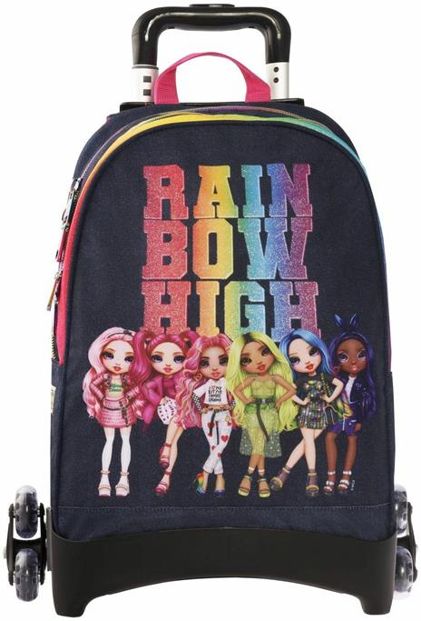 Zaino organizzato Trolley Staccabile New Rainbow High - 2
