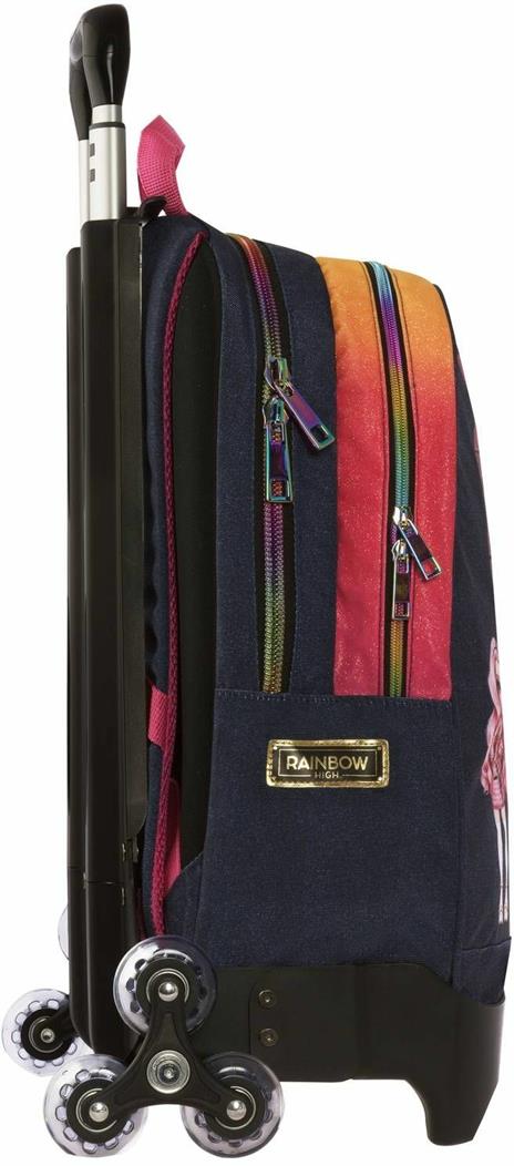 Zaino organizzato Trolley Staccabile New Rainbow High - 4