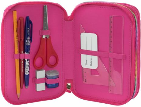 Astuccio Corredo 3 Zip Rainbow High con Penna Frixion - 3