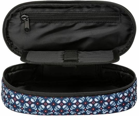 Astuccio Ovale organizzato Allover Skulls Comix - 2