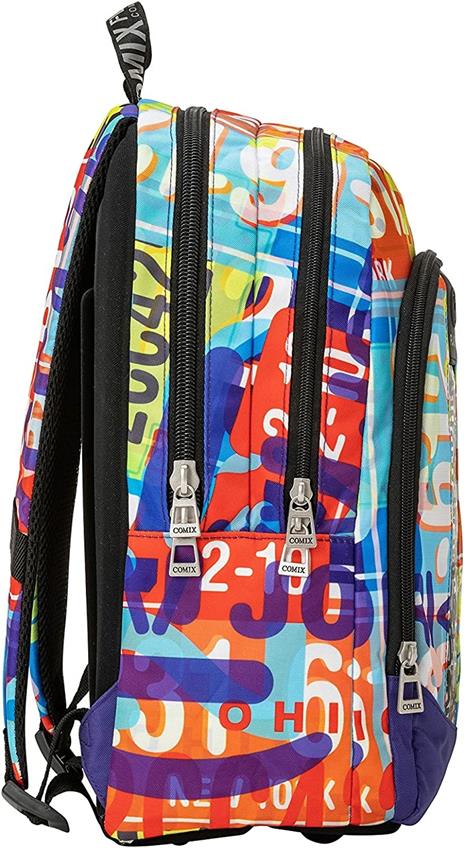 Zaino organizzato Trolley Staccabile Comix Flash Mad Plate - 2