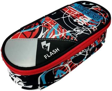 Astuccio Ovale organizzato Comix Flash Shake Skate