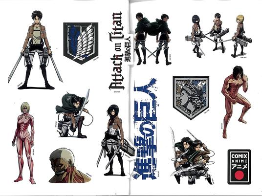 Diario Comix 2022-2023, 16 Mesi, Medium Comix Anime - Attacco Dei Giganti - 2