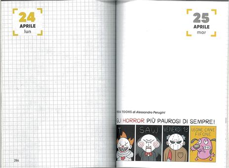 Diario Comix 2022-2023, 16 Mesi, Medium Comix Anime - Attacco Dei Giganti - 5