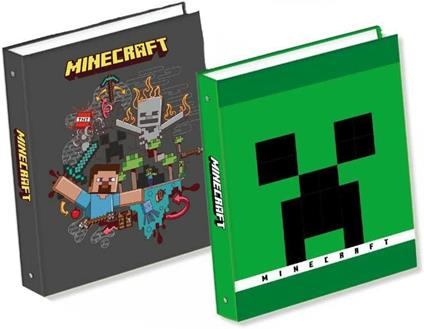 Copertina ad Anelli Maxi Extra 30Mm Minecraft